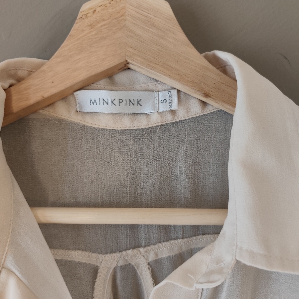 MINKPINK Soft Pink Blouse